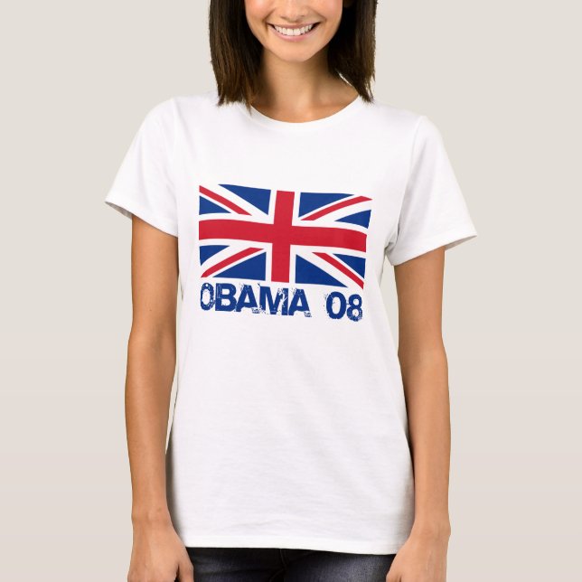 England For Obama T-Shirt (Front)