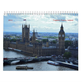 England, France, Ireland  2016 Calendar