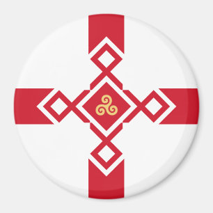 England Fridge Magnet - Anglo-Celtic Cross