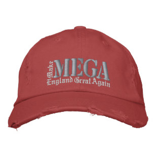 England Great Again MEGA Common Law Red Purple Embroidered Hat