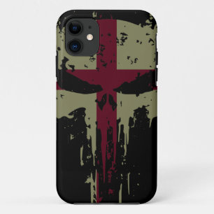 England Grunge skull  Case-Mate iPhone Case