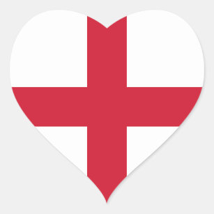 england heart sticker