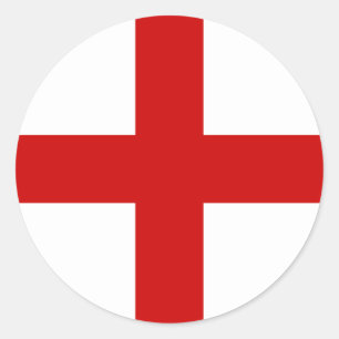 England High quality Flag Classic Round Sticker