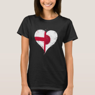 England Japan Flag on St Georges Day for English J T-Shirt