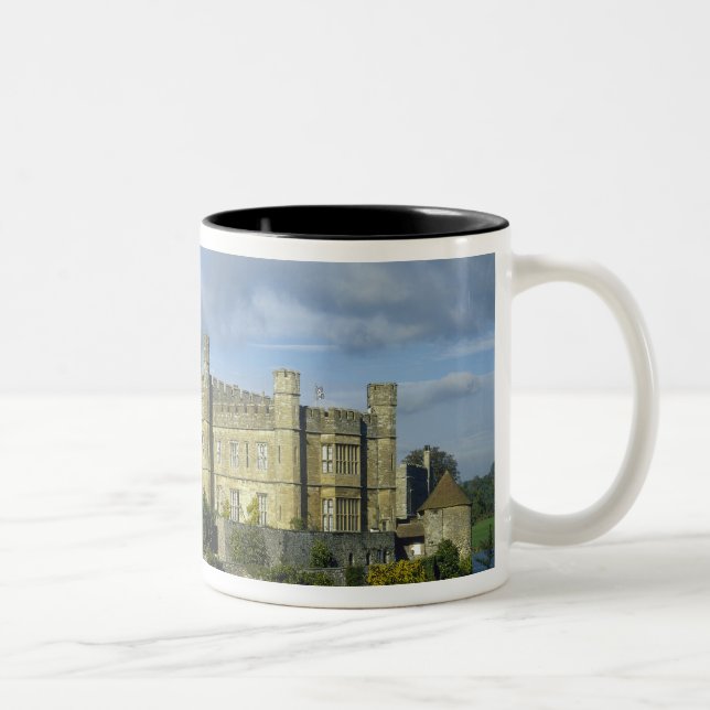 England, Kent, Leeds Castle Two-Tone Coffee Mug (Right)