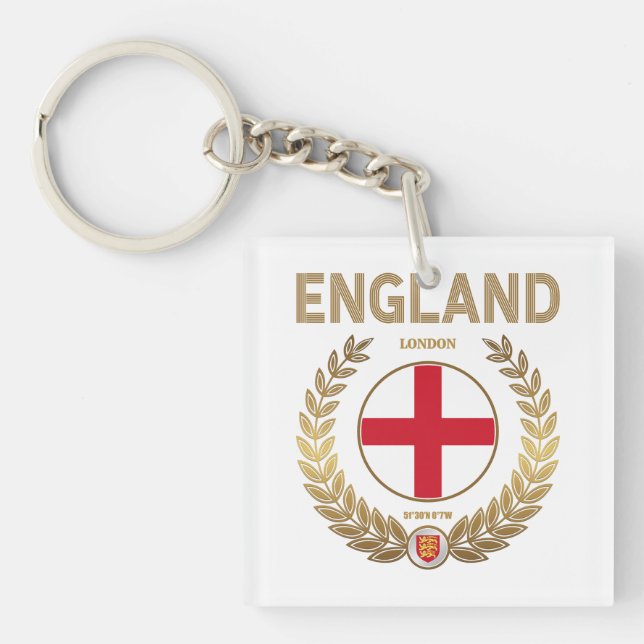 England Key Ring (Front)