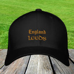 England & LEEDS fashion UK / English patriots Embroidered Hat<br><div class="desc">Embroidered Hats: England & Leeds fashion baseball / trucker hats for English patriots - love my country,  travel,  holiday / sports fans</div>