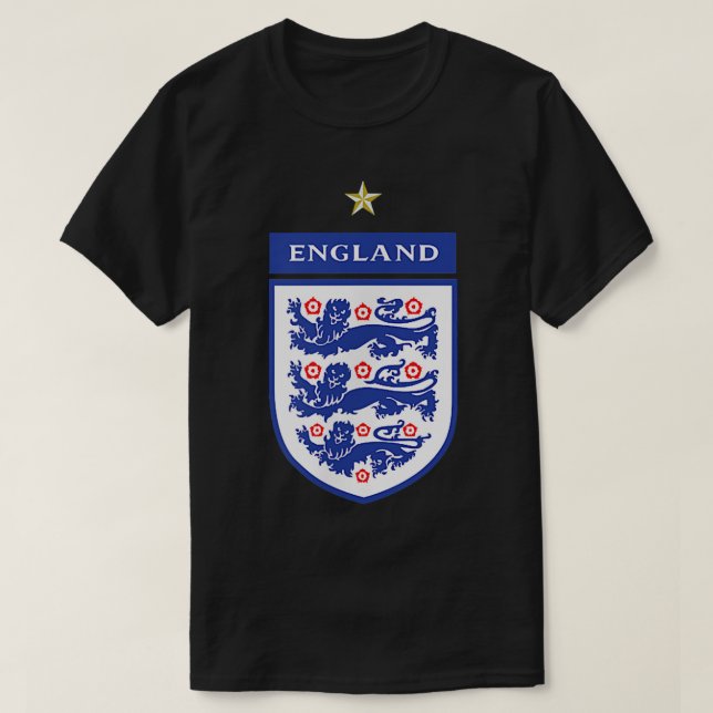 england lionesses football 2022 Three Heraldic Lio T-Shirt (Design Front)