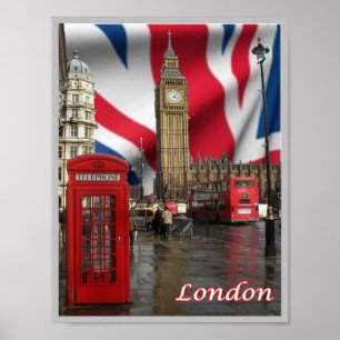 England - London - Big Ben - Poster