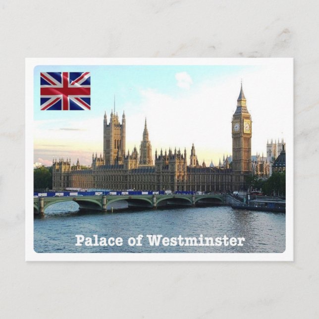 England - London - Palace of Westminster - Postcard (Front)