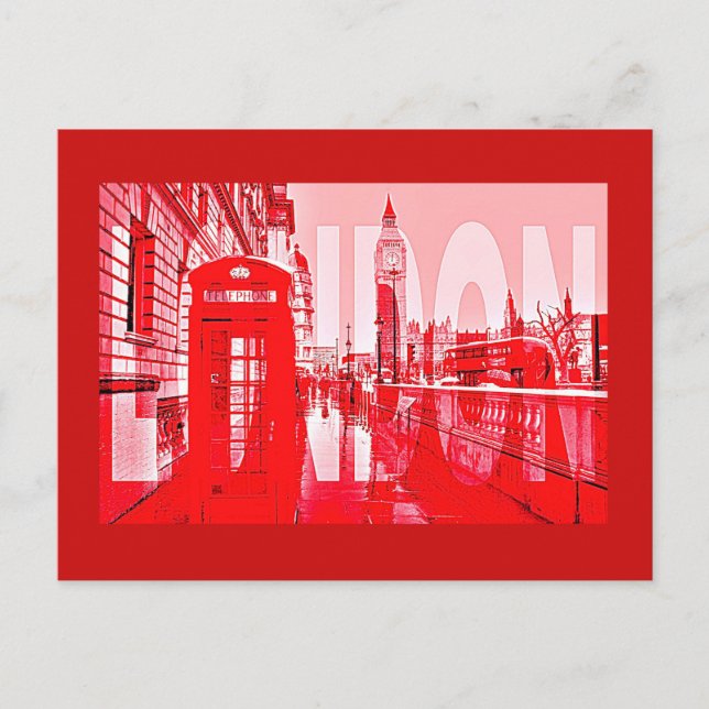 England London Postcard (Front)