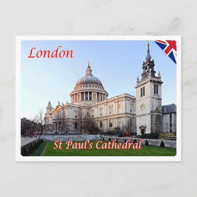 England - London - St Paul's Cathedral - Postcard (Front)