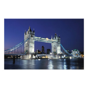 England, London, Tower Bridge 3 Photo Print