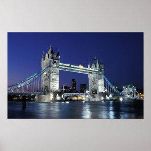 England, London, Tower Bridge 3 Poster