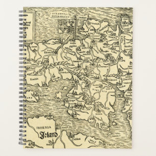 England Map in Ptolemy 's Geographia Universalis Planner