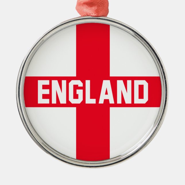 England Metal Tree Decoration (Front)