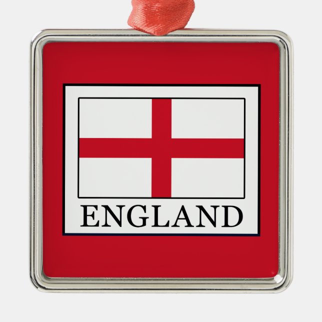 England Metal Tree Decoration (Front)
