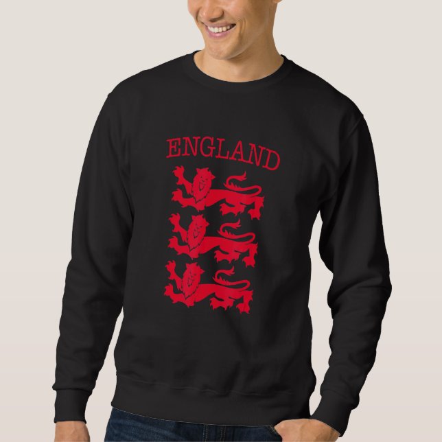England Nation Pride Distressed British Sweatshirt (Front)