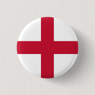 England National Flag 3 Cm Round Badge