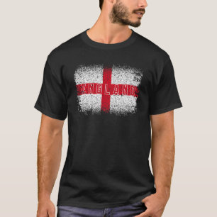 England National Flag Grunge St George's Cross So T-Shirt