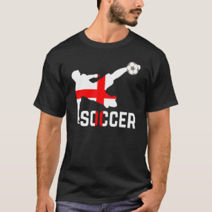 England National Soccer  Soccer England Flag Footb T-Shirt
