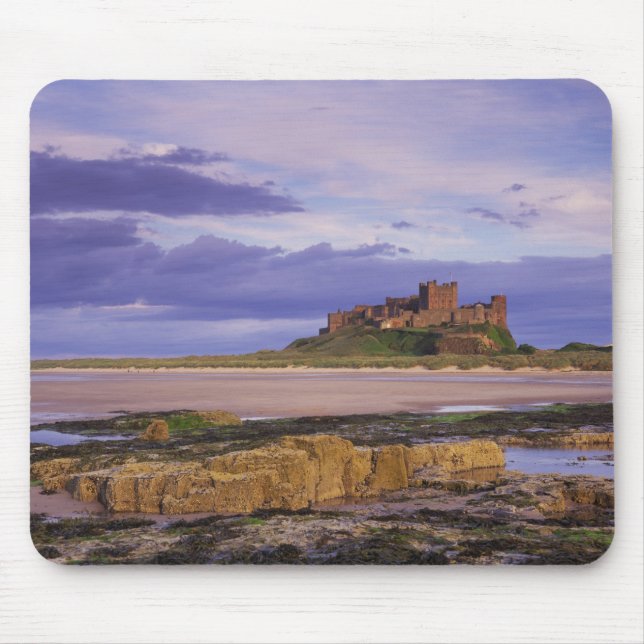 England, Northumberland, Bamburgh Castle Mouse Mat (Front)