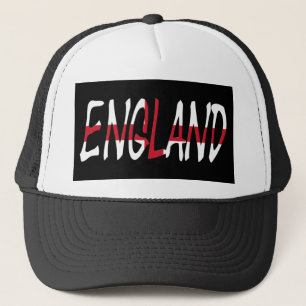 England overlaid on English Flag thcn Trucker Hat