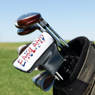 England overlaid on Union Jack Flag pccnt Golf Head Cover