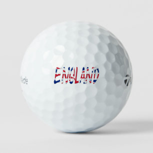 England overlaid on Union Jack Flag tmtp5 gbt Golf Balls
