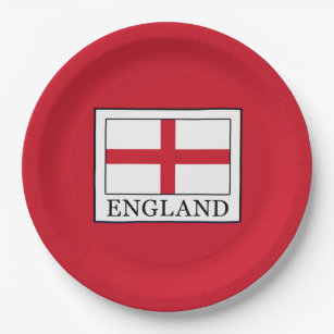 England Paper Plate