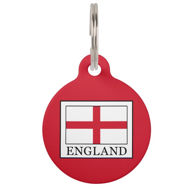 England Pet Tag (Front)