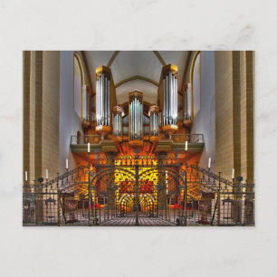 England Pipe Organ Postcard