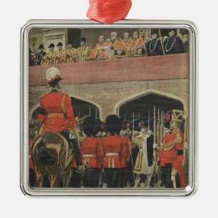 England, proclamation of the new King George V Metal Tree Decoration