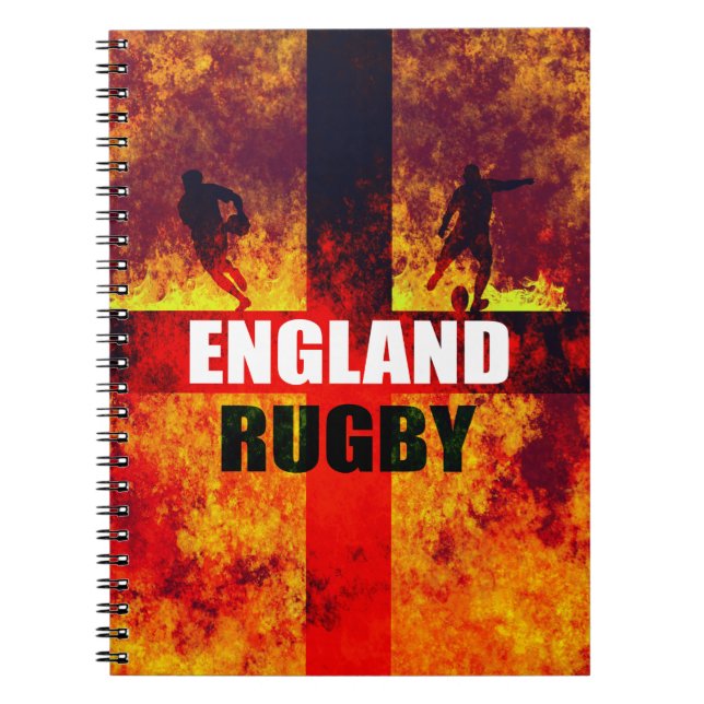 England Rugby Notebook (Front)