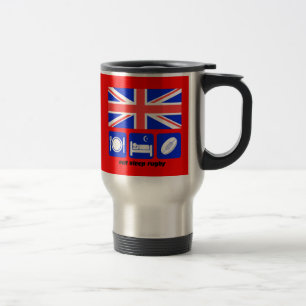England rugby travel mug