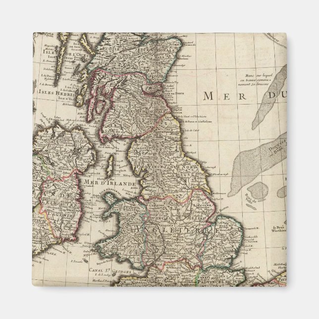 England, Scotland, Europe Magnet (Front)