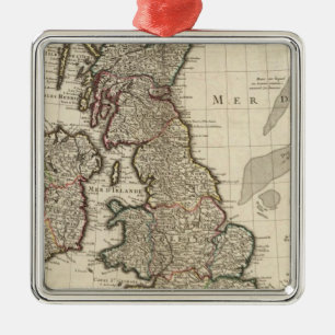England, Scotland, Europe Metal Tree Decoration
