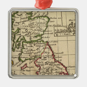 England, Scotland, Ireland Metal Tree Decoration