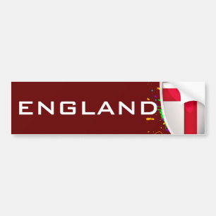England Shield Bumper Sticker