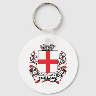 England Shield Key Ring