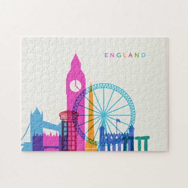 England Skyline Jigsaw Puzzle (Horizontal)