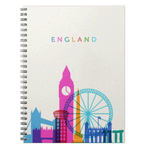 England Skyline Notebook