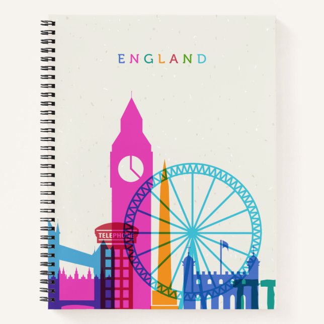 England Skyline Notebook (Front)