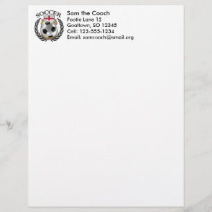 England Soccer 2016 Fan Gear Letterhead