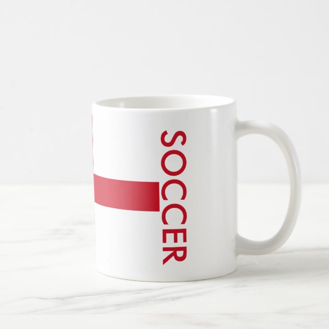 ENGLAND SOCCER COFFEE MUG (Right)
