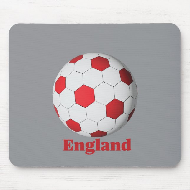 England Soccer Mouse Mat (Front)