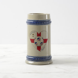 “ENGLAND” Soccer Team. Soccer of England 2014 Beer Stein