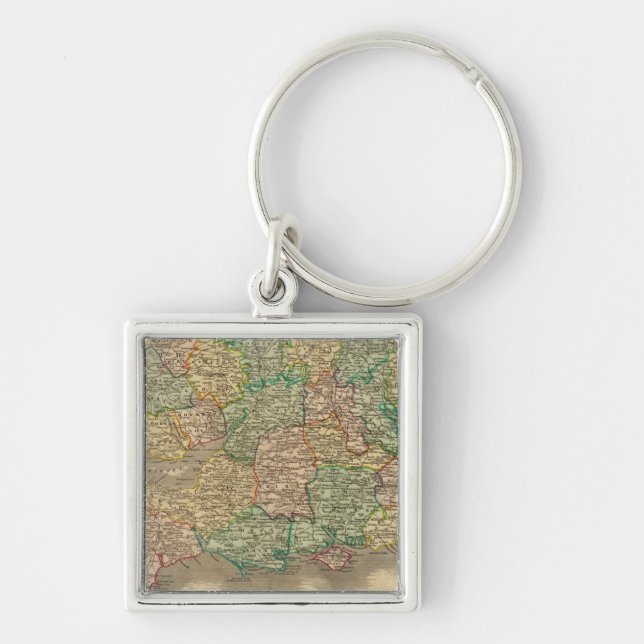 England, south key ring (Front)