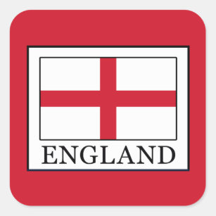 England Square Sticker