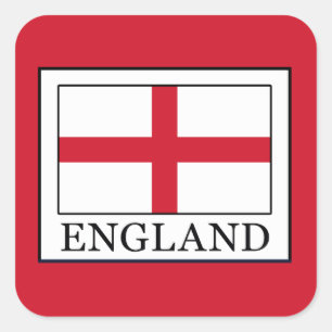 England Square Sticker